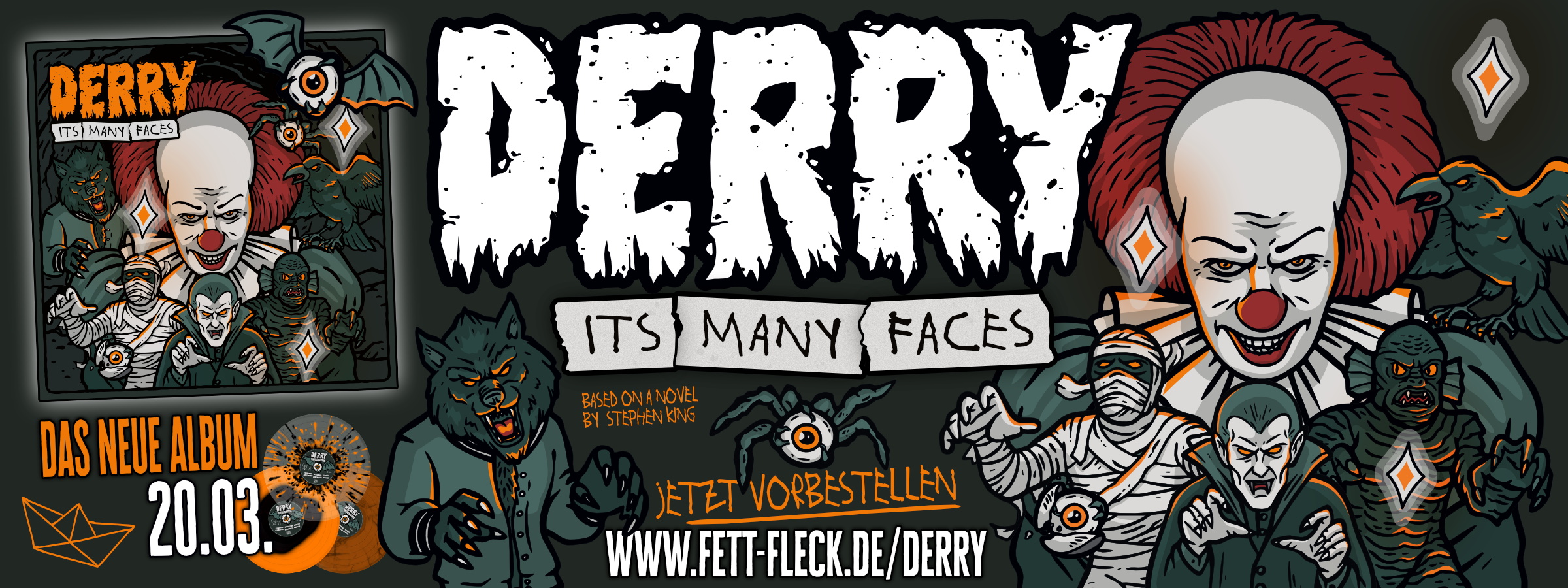 DERRY - Its Many Faces / Das neue Album about 20.03.26 -...