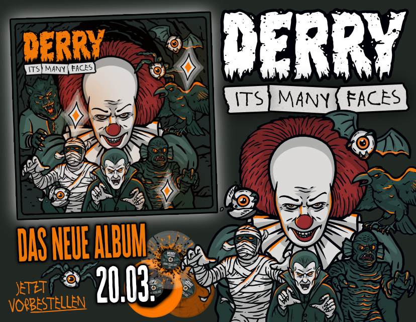 DERRY - Its Many Faces / Das neue Album about 20.03.26 -...