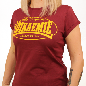 Ladies T-Shirt The Original Burgundy