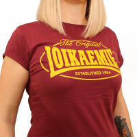 Ladies T-Shirt The Original Burgundy