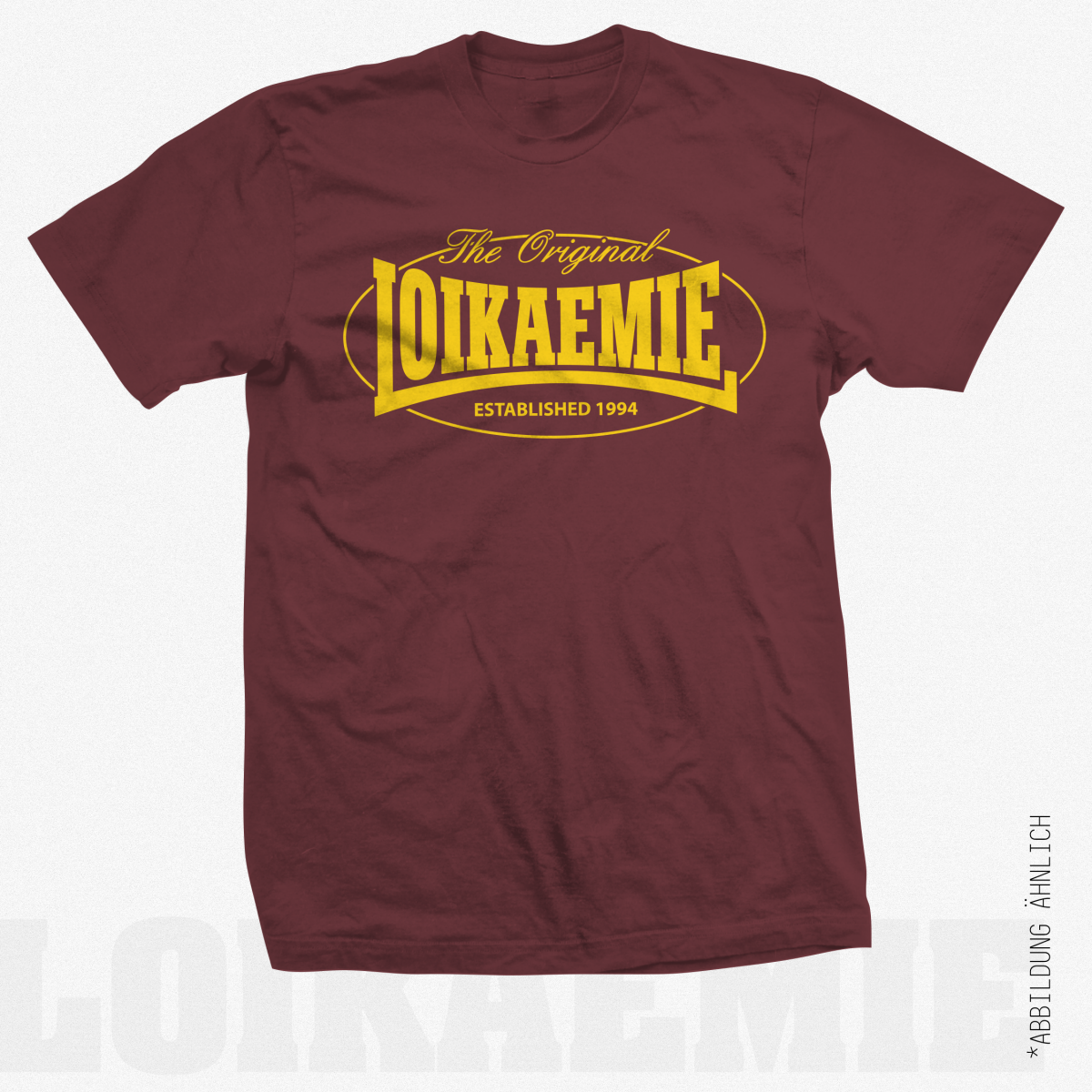 T-Shirt The Original Burgundy S