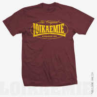 T-Shirt The Original Burgundy S
