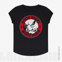 Ladies T-Shirt Good Night White Pride Black S