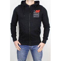 Hooded Zipper Classic Oi! Black L