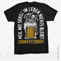 T-Shirt Trinkfestigkeit Black L