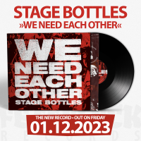 STAGE BOTTLES - We Need Each Other - LP Black Vinyl