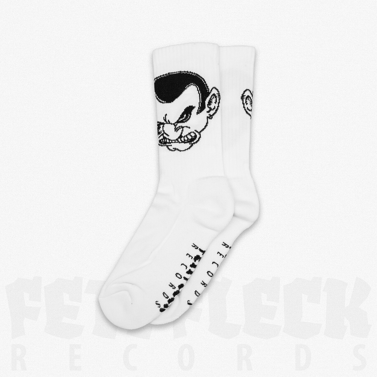 Socken Dick Schädel White 43-46