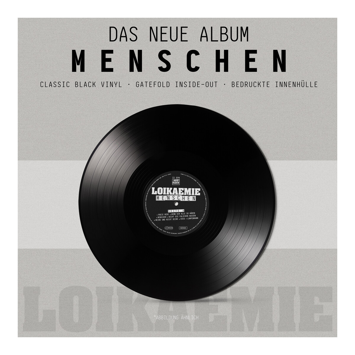 LP Menschen - Black Vinyl (2. Auflage)