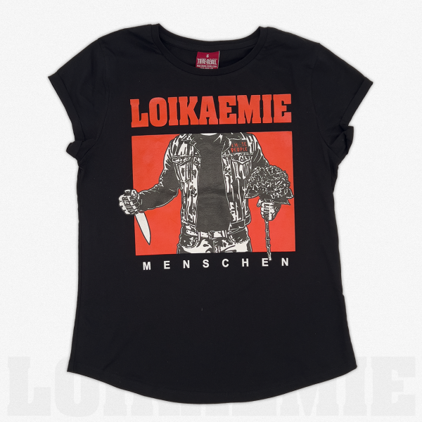 Ladies T-Shirt Menschen Black S