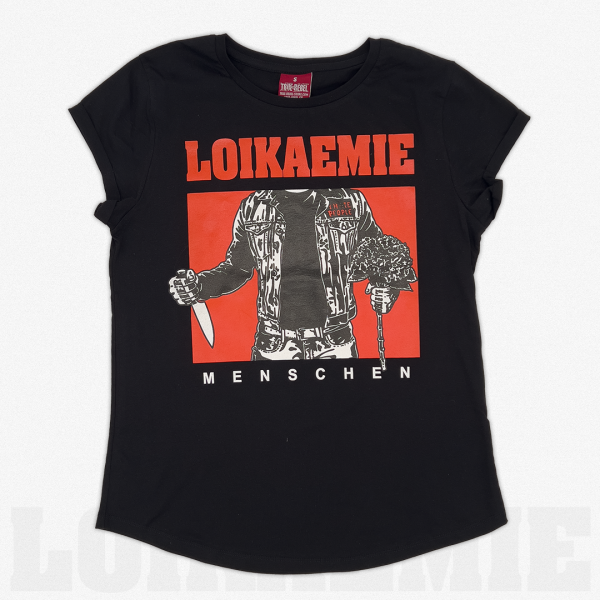 Ladies T-Shirt Menschen Black XL