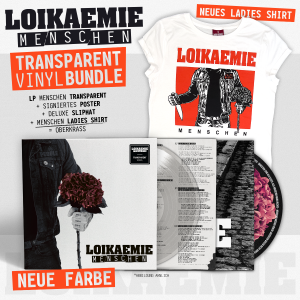 LP Menschen - Transparent Vinyl BUNDLE T-Shirt black 5XL