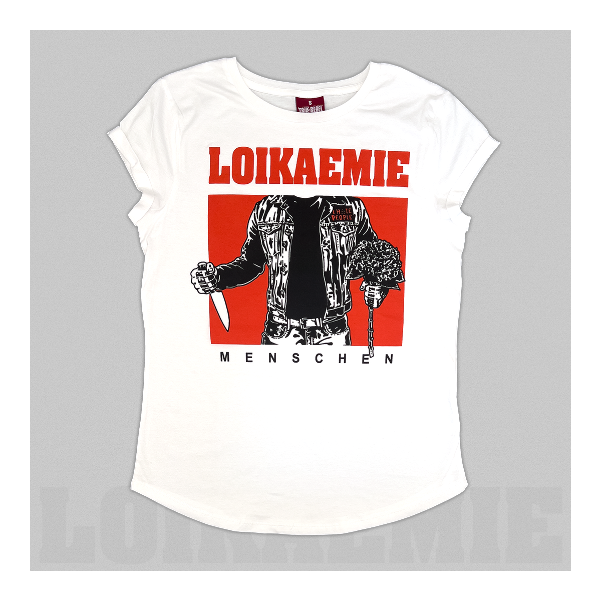 Ladies T-Shirt Menschen White M box