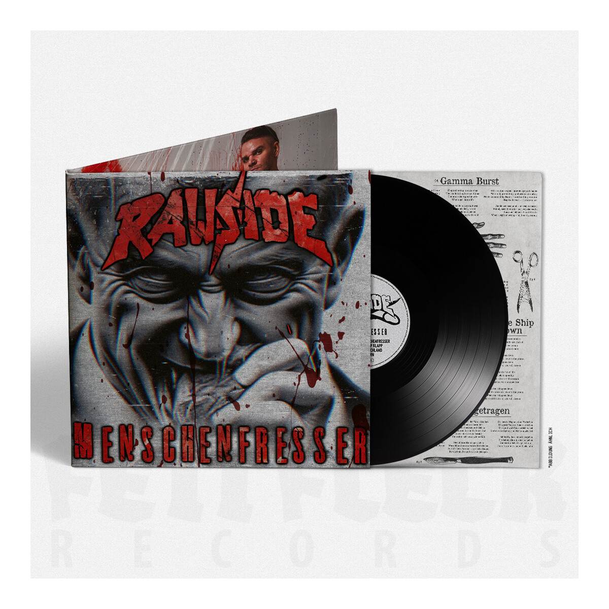 RAWSIDE LP Menschenfresser Black Vinyl