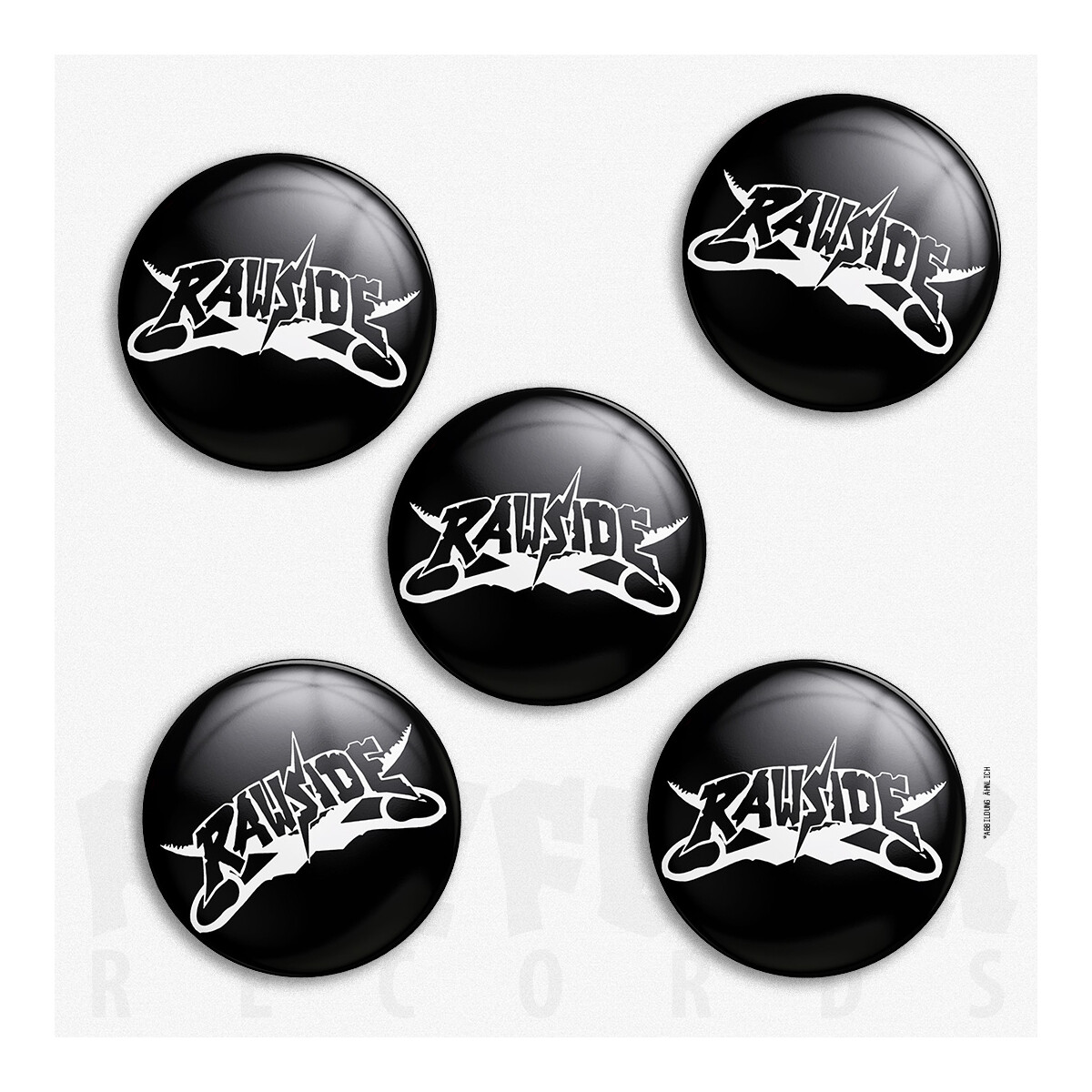 RAWSIDE Button KlippKlapp Black