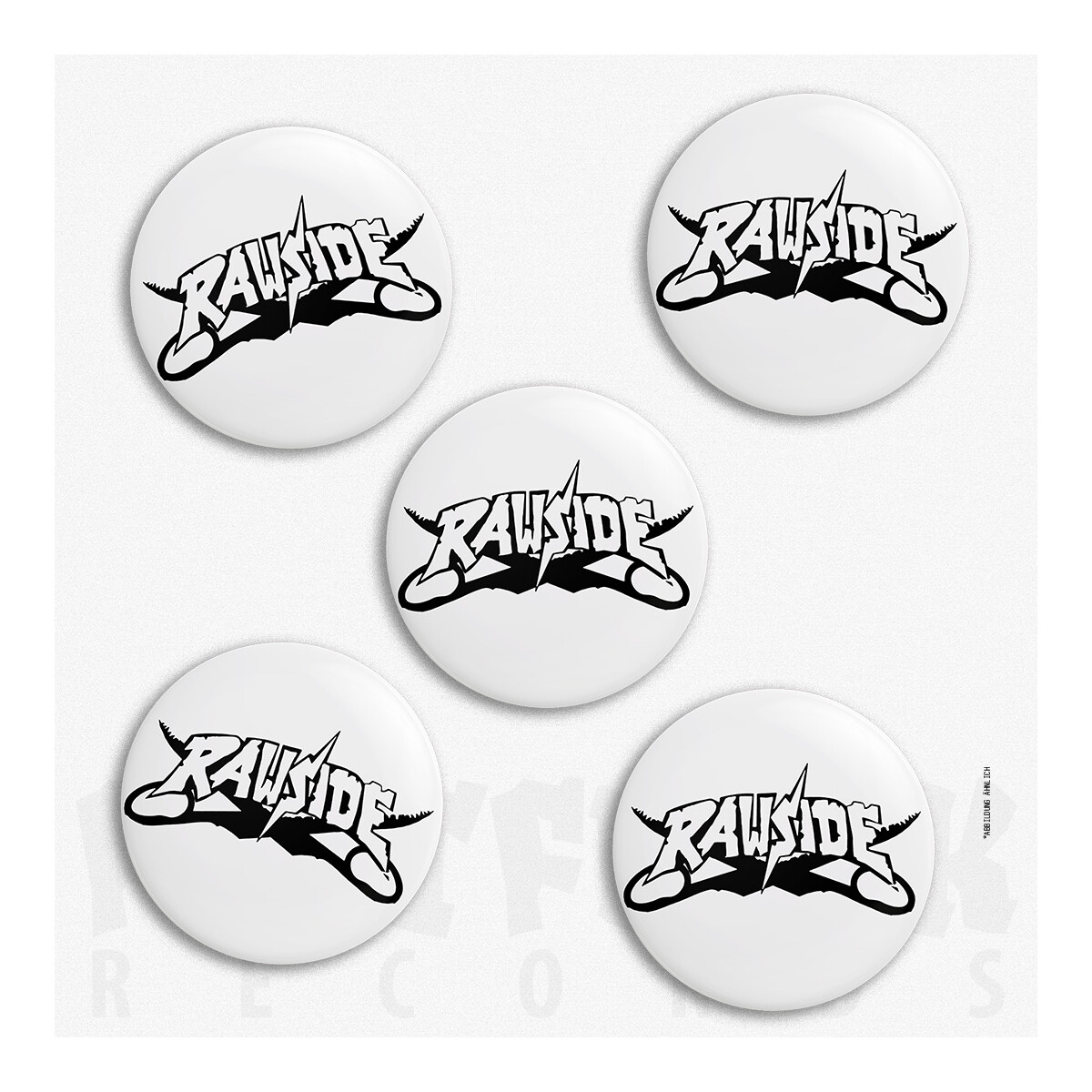 RAWSIDE Button KlippKlapp White