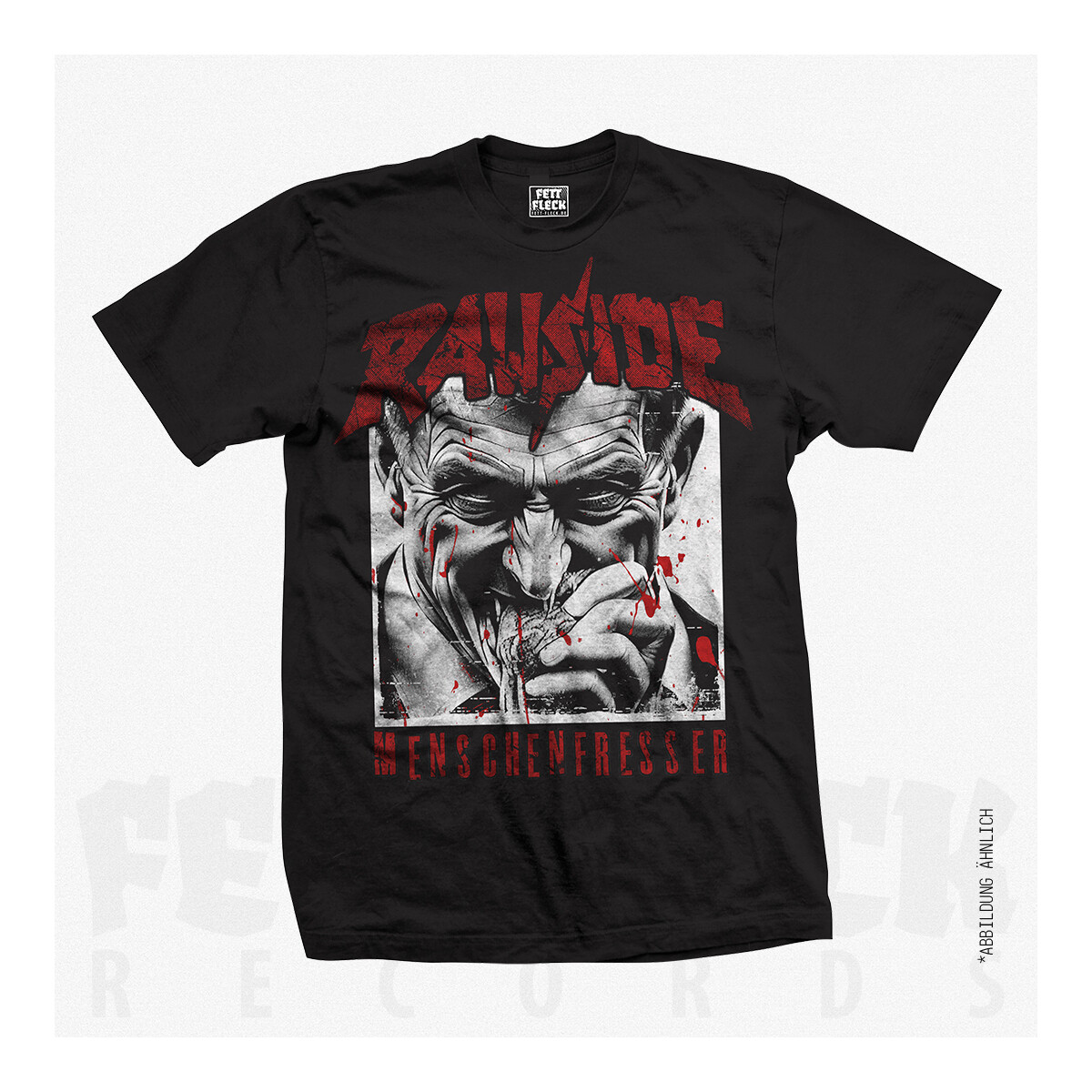 RAWSIDE T-Shirt Menschenfresser Black