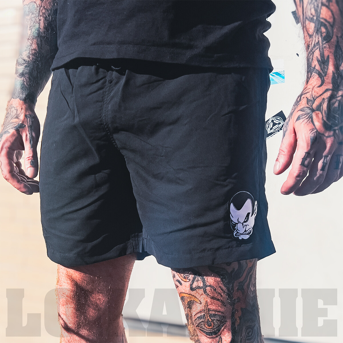 Swimshorts Schädel Black XS box