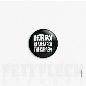 DERRY Button Remember The Curfew Black