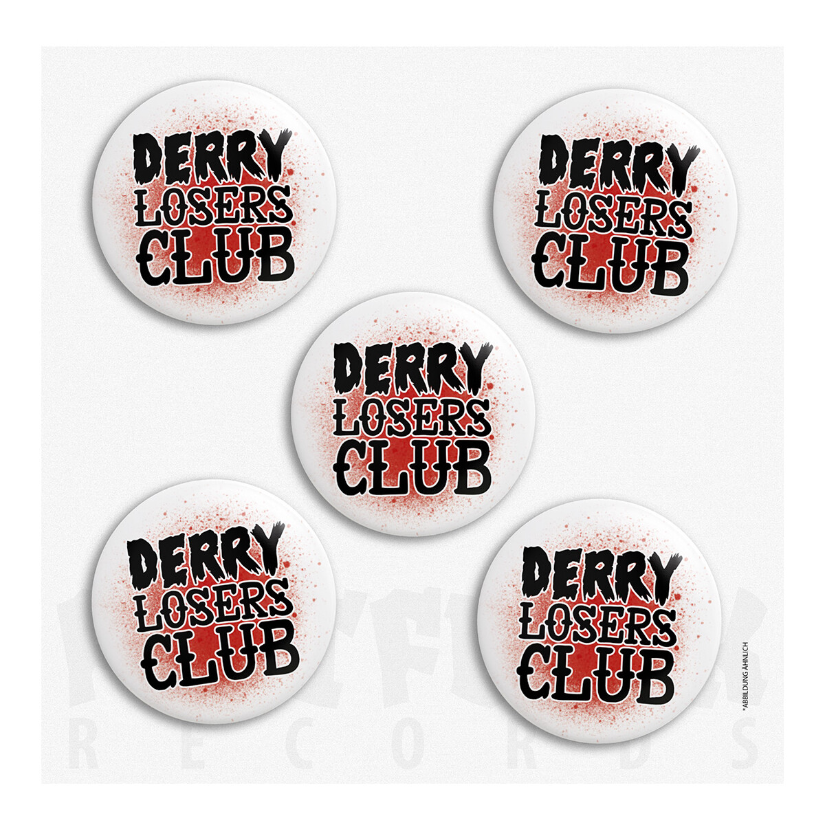 DERRY Button Loser Club White