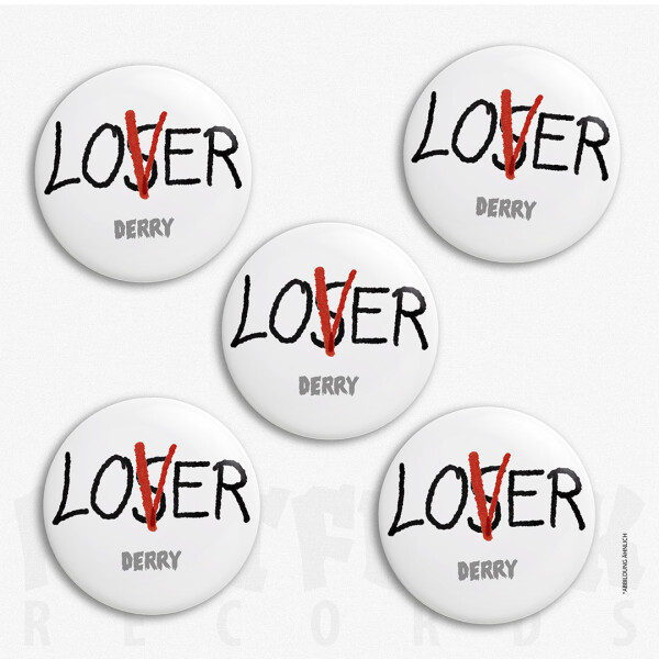 DERRY Button Loser White