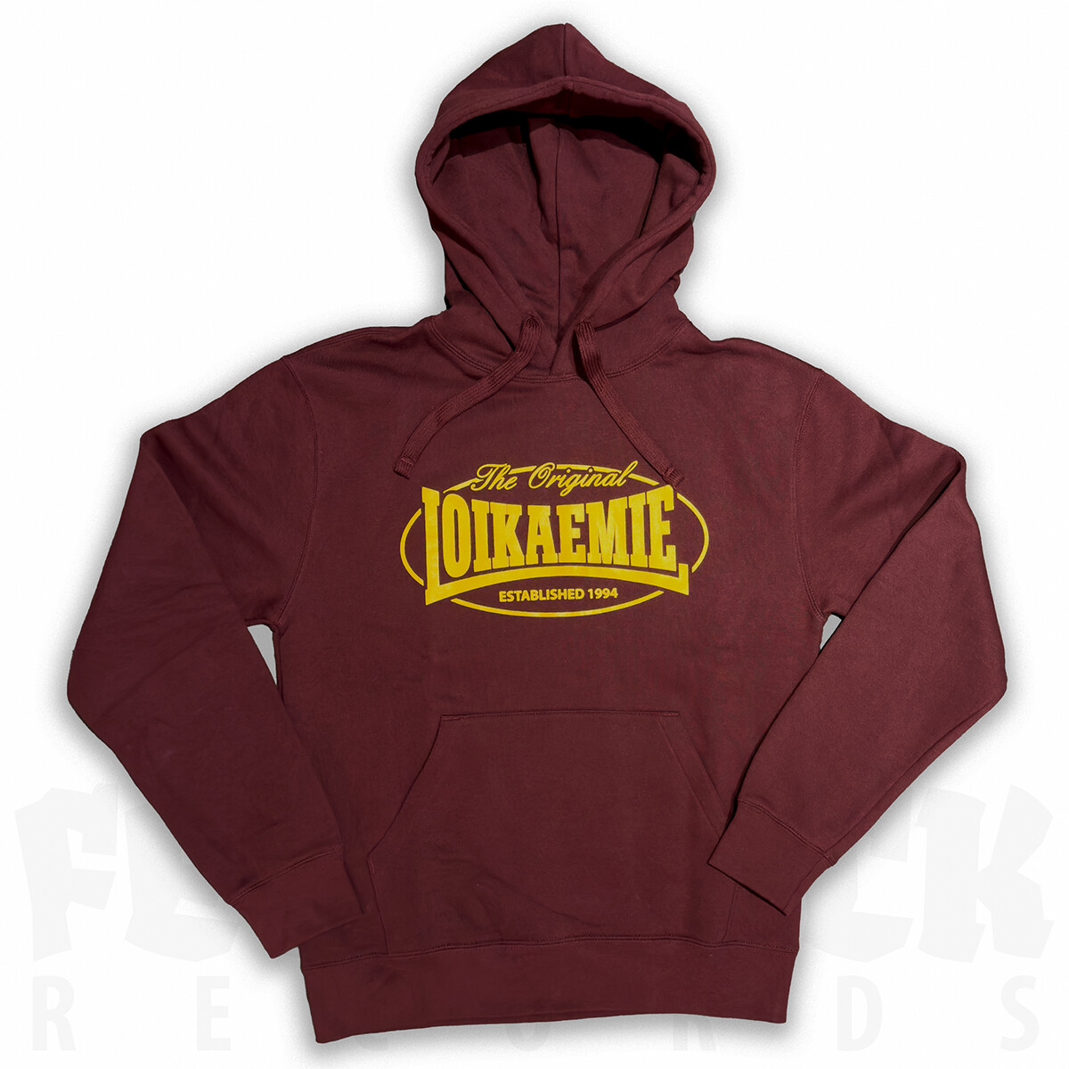 Hoodie The Original Burgundy L box