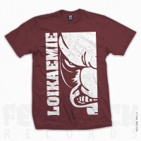 T-Shirt Fettfresse Burgundy L