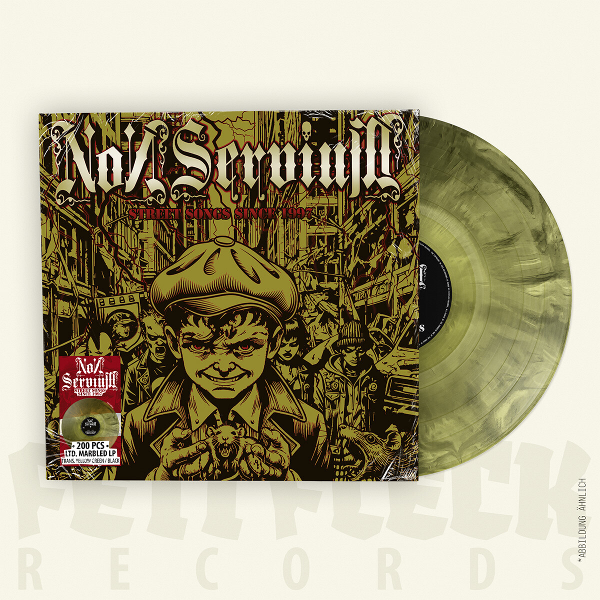 NON SERVIUM - Street Songs Since 1997 -  LP MARBLED Green...