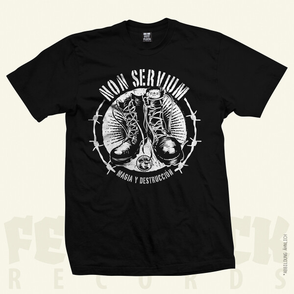 NON SERVIUM - T-SHIRT Magia y destrucción - Black
