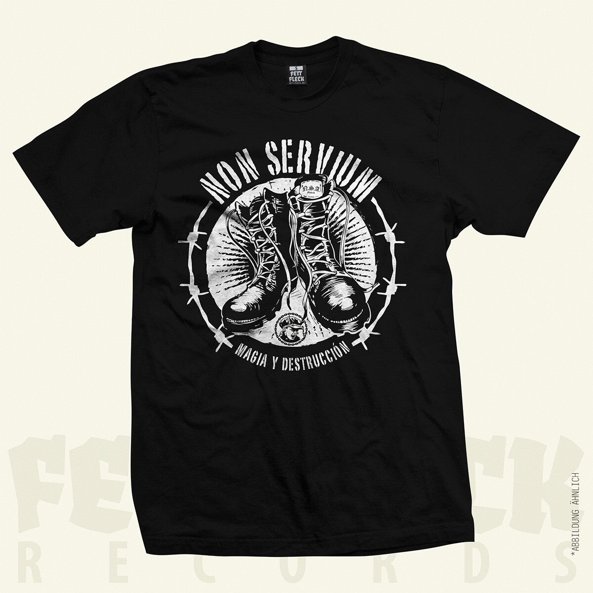 NON SERVIUM - T-SHIRT Magia y destrucción - Black XL