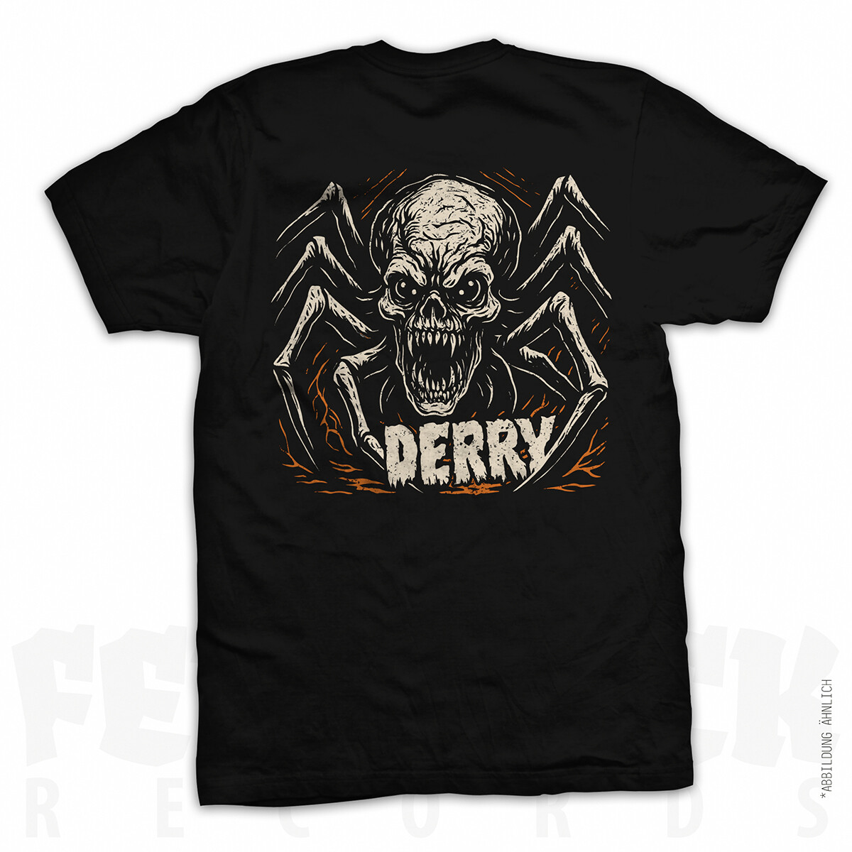 DERRY T-Shirt Spider Black