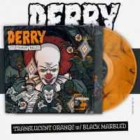 DERRY - Its Many Faces - Marbled Orange Black Vinyl
