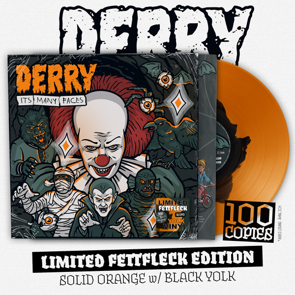 DERRY - Its Many Faces - Lim. Orange Black Yolk Vinyl