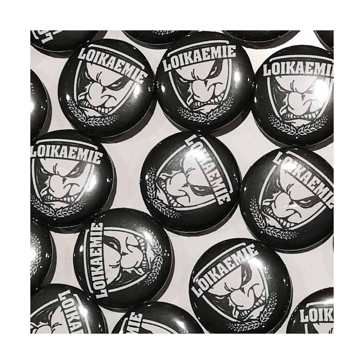 Button Wappen Black