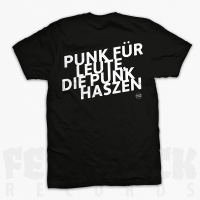 SOKO LiNX - T-Shirt "Punk für Leute die Punk haszen" Black