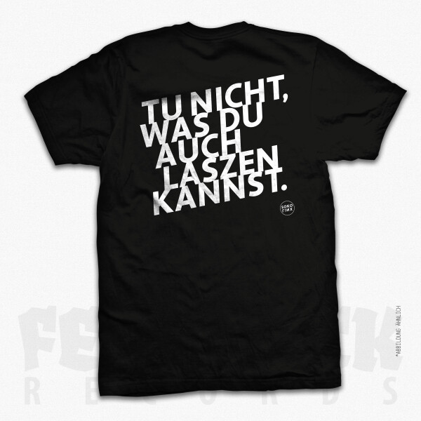 SOKO LiNX - T-Shirt "Tu nicht, was Du auch laszen kannst" Black