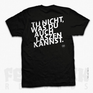 SOKO LiNX - T-Shirt "Tu nicht, was Du auch laszen kannst" Black