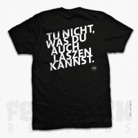 SOKO LiNX - T-Shirt "Tu nicht, was Du auch laszen kannst" Black